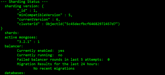 MongoDB分片群集