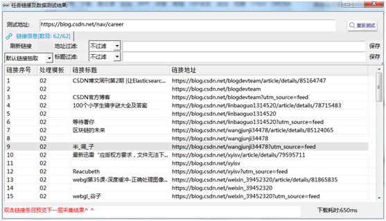 前嗅ForeSpider教程：采集CSDN