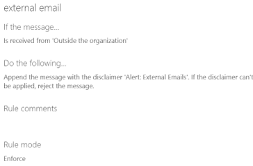 混合部署环境本地邮件被云端传输规则当成外部邮件处理