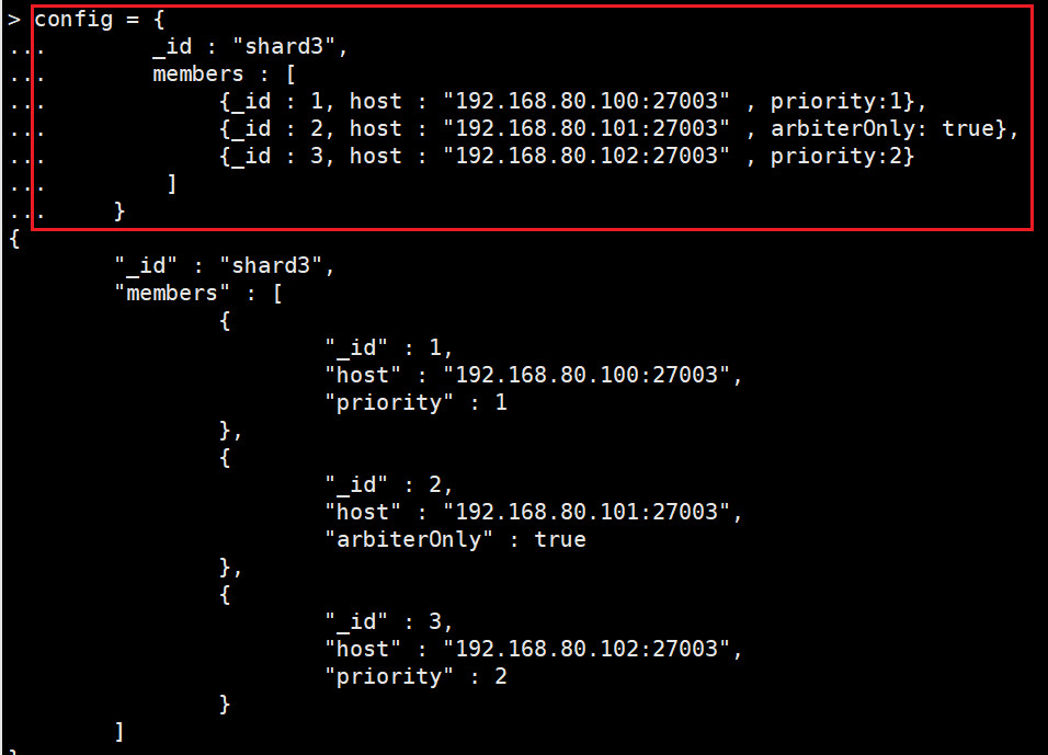 mongodb分片