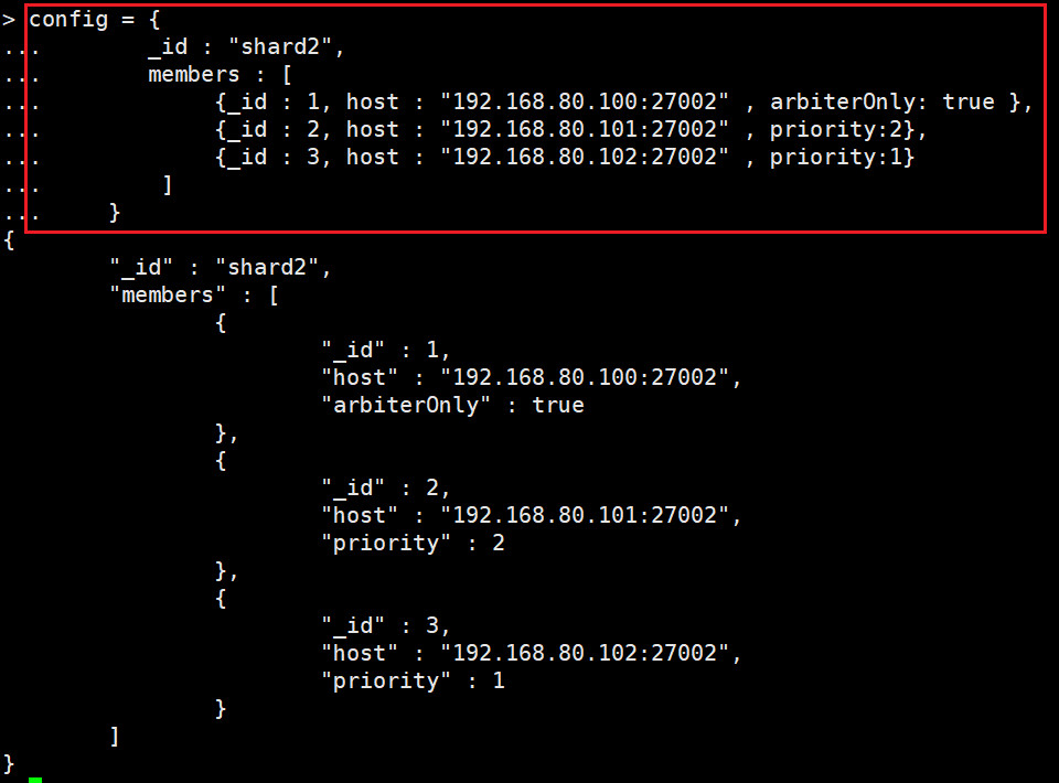 mongodb分片