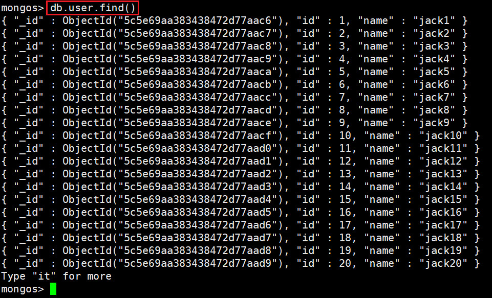 mongodb分片