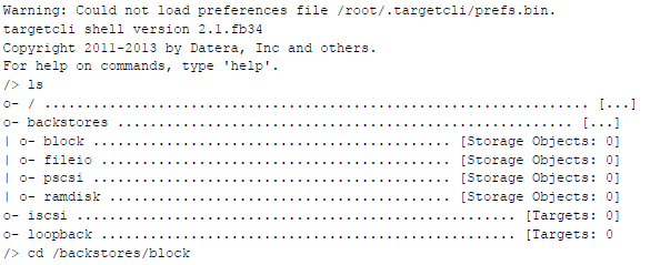 配置iSCSI 服务端