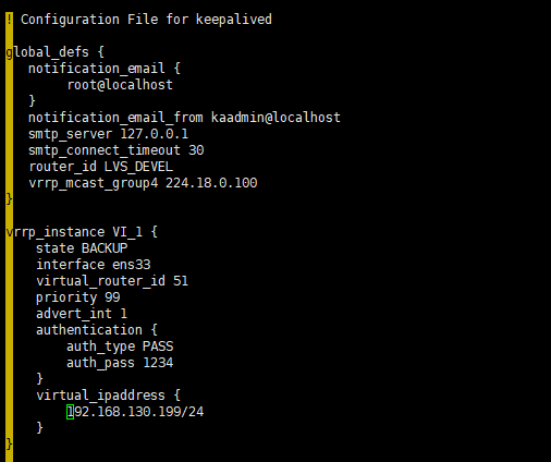 keepalive高可用nginx（nginx动静分离）的实现