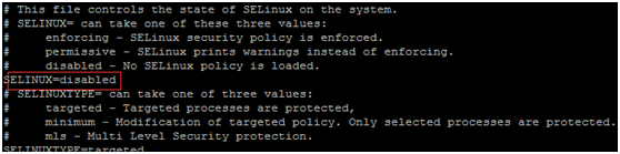 Centos7 关闭SELINUX