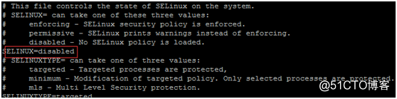 Centos7 关闭SELINUX