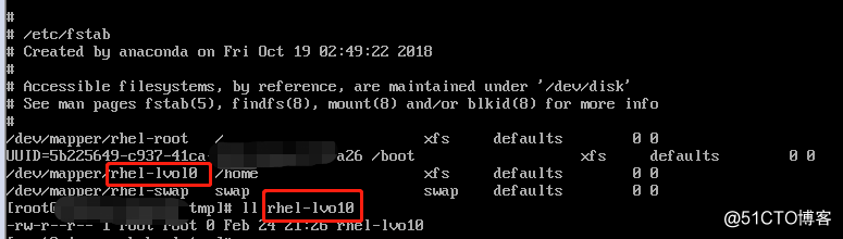 linux 系統修改lv 導致掛載問題