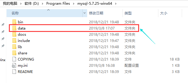 win10安装解压缩版mysql5.7.25(图解)