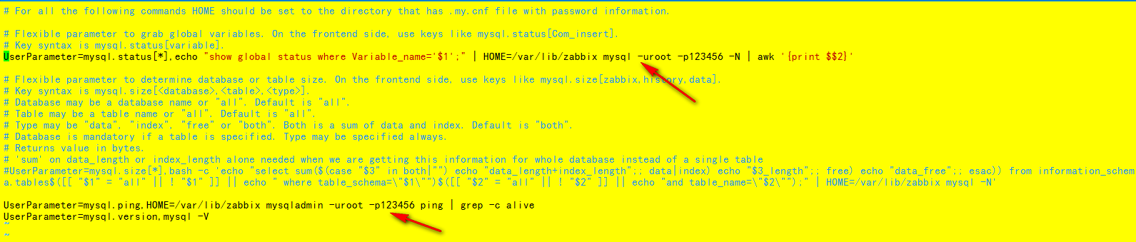 Contos7 安装 Zabbix 监控 Mysql