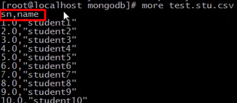 mongodb导出与导入