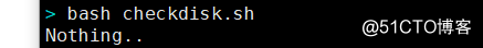 编写脚本 checkdisk.sh，检查磁盘分区空间使用率，如果超过80%， 就发广播警告