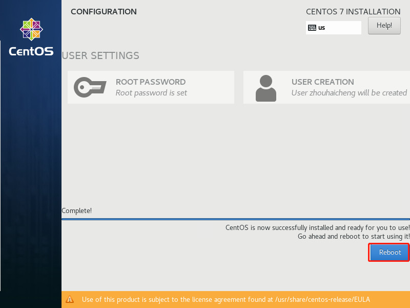 Vmware vSphere 虚拟机安装 CentOS 7.6 手册