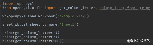 Python调用:‘get_column_letter‘错误
