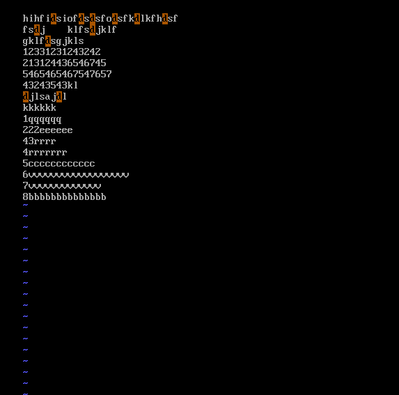 管道 系统输入输出  vim