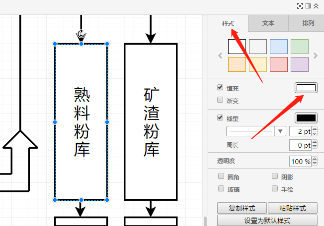 水泥厂工艺流程图模板分享以及绘制流程图操作方法简介