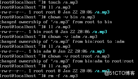 linux 的屬組修改   chown 命令