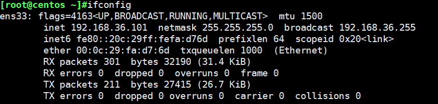 CentOS7更改网卡名称