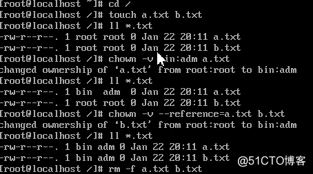 linux 的屬組修改   chown 命令
