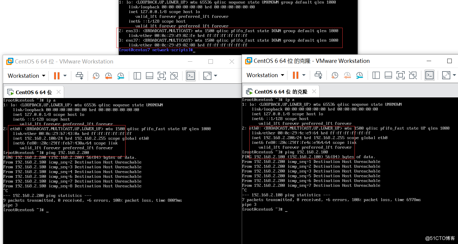 linux简单的网桥实验