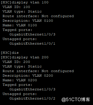 HCL模拟器VLAN的配置试题举例