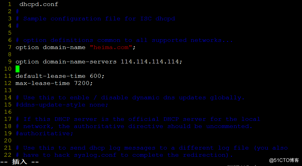 linux中dhcp的安装