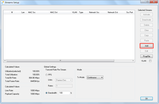 smartbits的国产版本minismb-使用burst模式