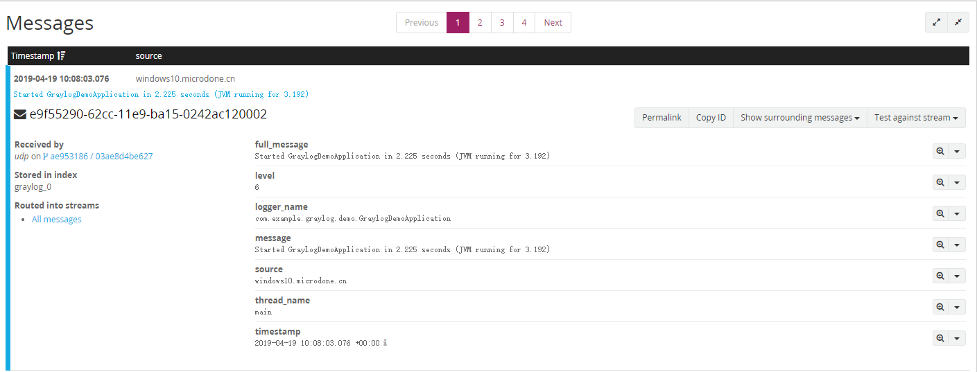 SpringBoot集成Graylog