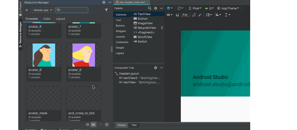 Android Studio 3.4增可视化资源管理工具 可管理和预览项目资源