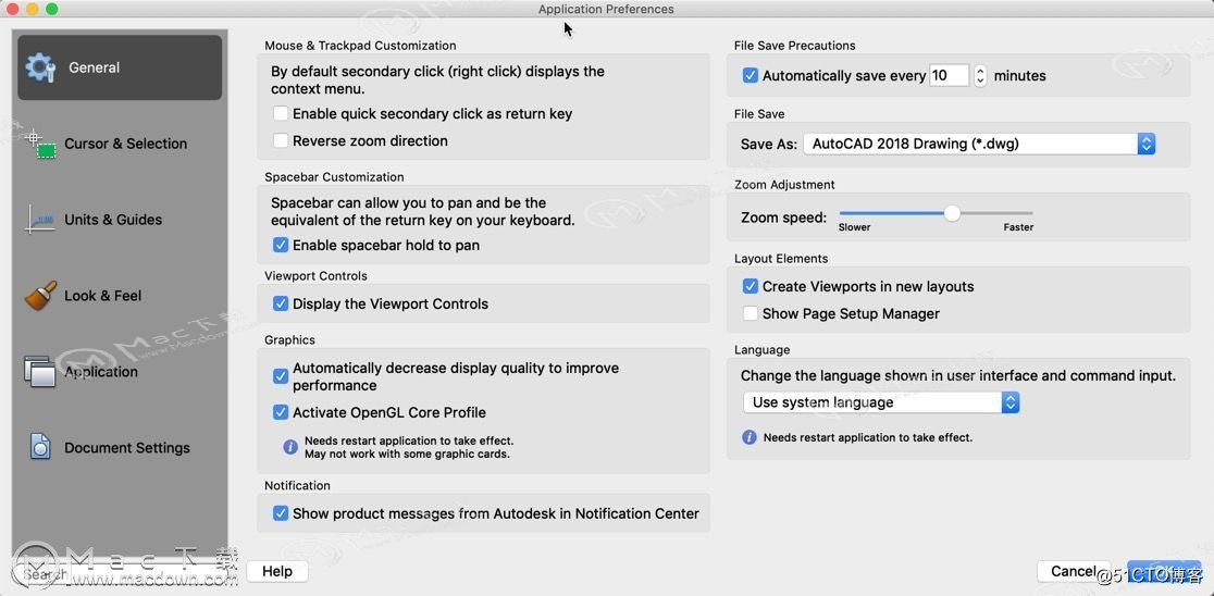 关于AutoCAD 2019 for mac参数化图形和约束的使用说明