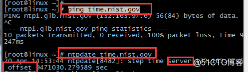 Linux环境：ntpdate命令无法同步时间问题