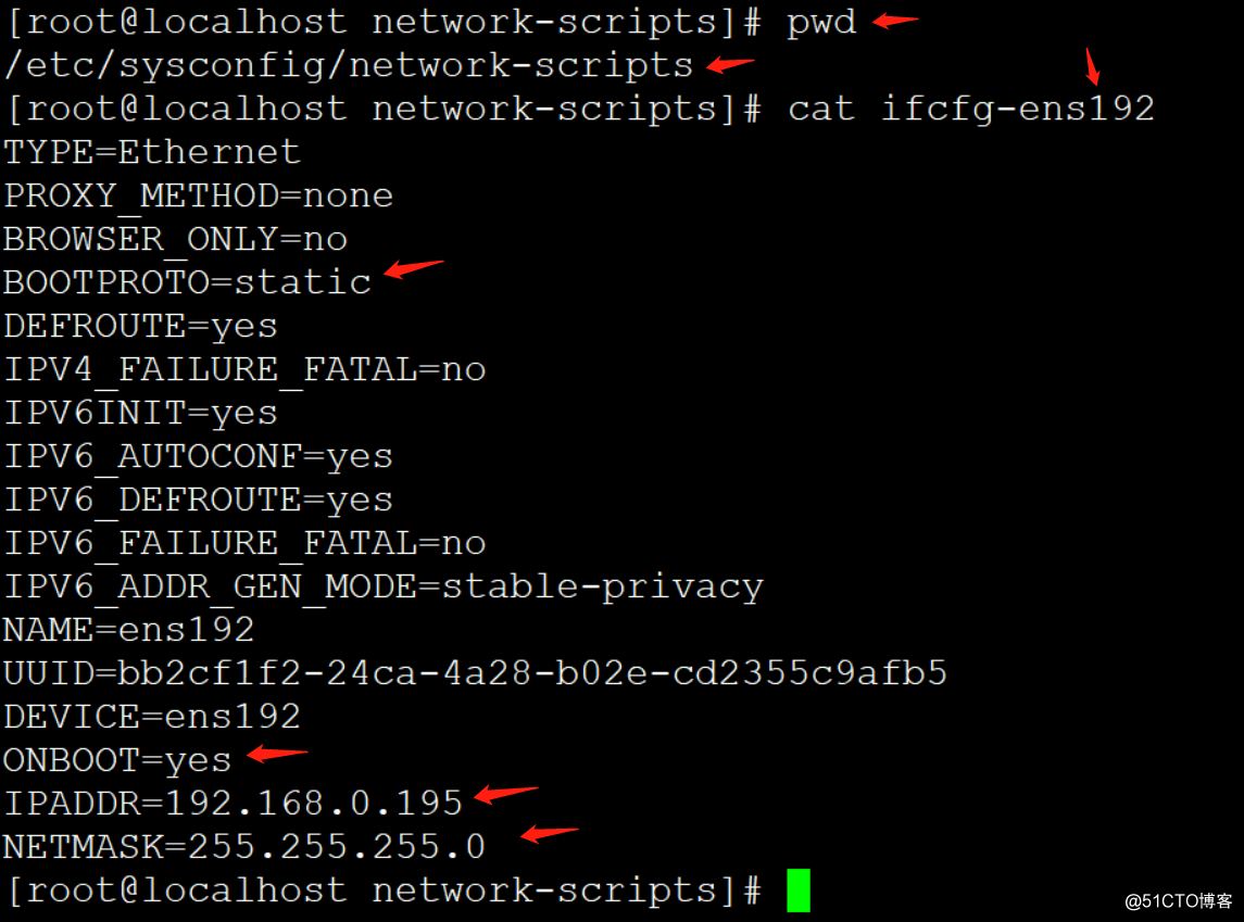 Linux配置網卡IP地址