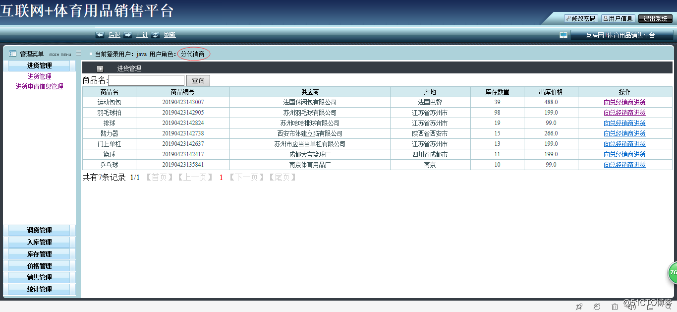 基于SSH的互联网+体育用品销售平台-java体育用品销售平台