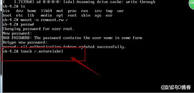linux系统root账户密码忘记