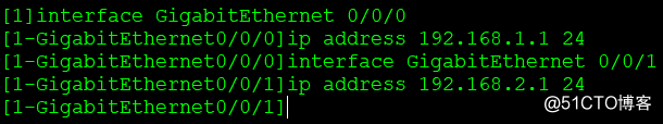 配置接口IP地址並通過靜態路由、默認路由配置實現全網互通。
