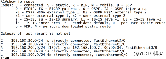 简单配置基于桥接，RIP，NAT，PAT的网络拓扑