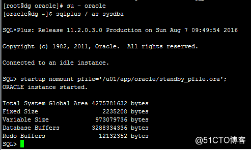 Oracle Dg configuration process
