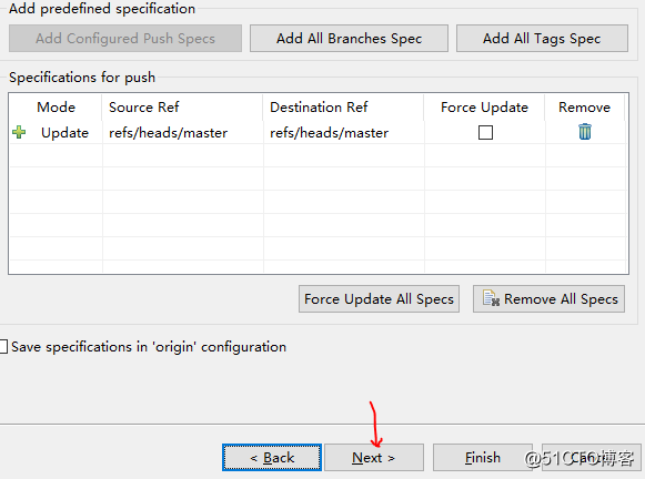 eclipse create a local git repository, and updates the local git repository to a remote server