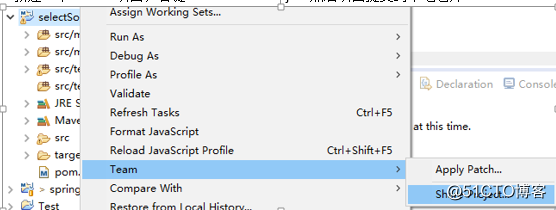 eclipse create a local git repository, and updates the local git repository to a remote server