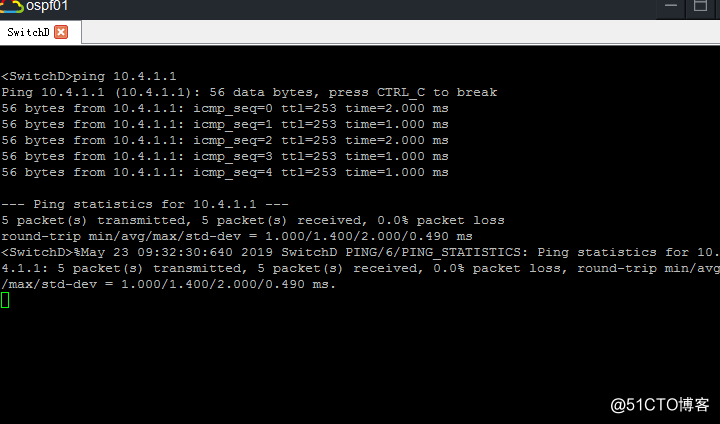 使用HCL模拟器配置OSPF相关项目