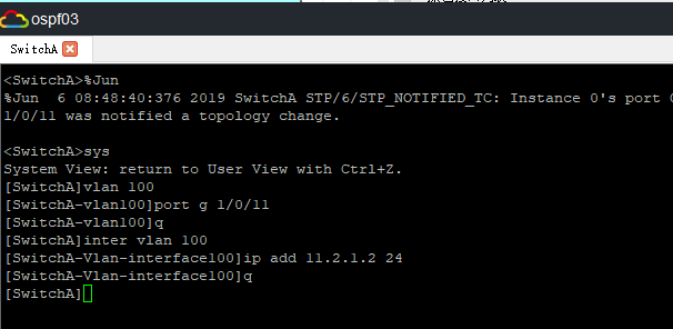 OSPF实训案例配置（二）