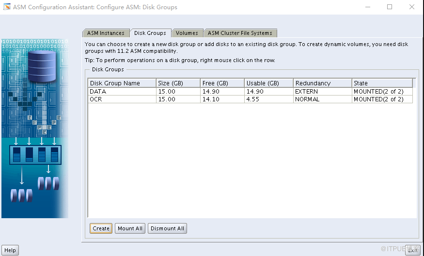 Oracle RAC 故障处理(二)(+DATA磁盘组故障)