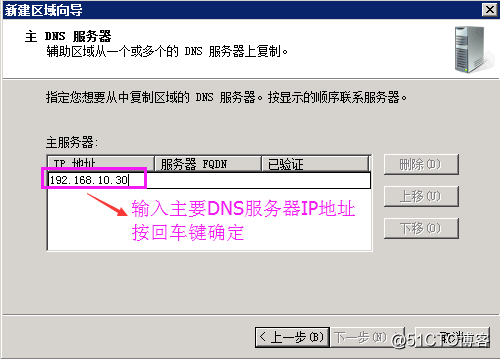 windows sever 2008r2配置辅助DNS实现主DNS的备用