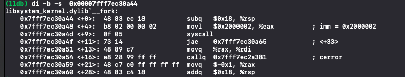 MAC OS X & IOS系统调用的处理