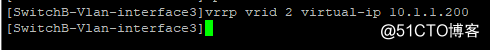 多个VLAN中的vrrp备份组配置举例