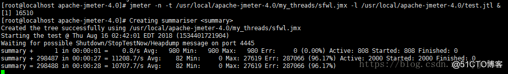 linux下的Jmeter进行压测