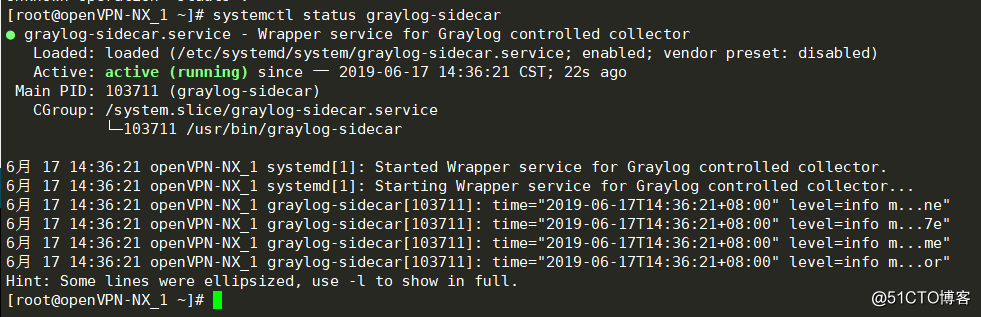 使用graylog3.0收集open×××日志进行审计