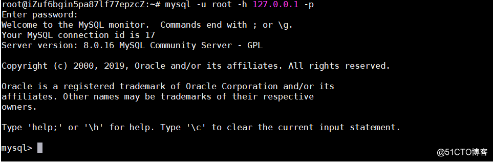 Ubuntu16.04  服务器  用docker安装MySQL