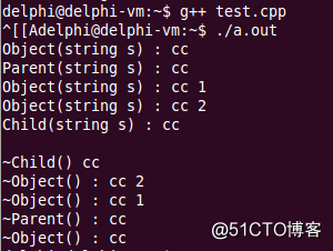 C ++ - succession configured destructor, conflict between father and son