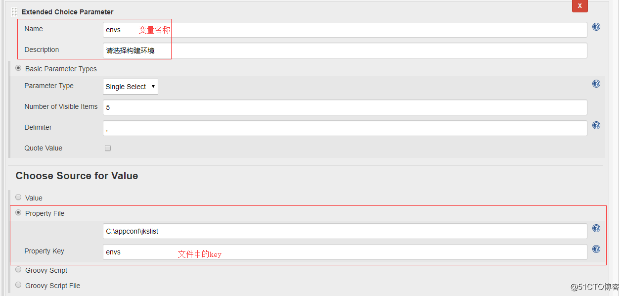 Jenkins参数化构建之集中管理参数