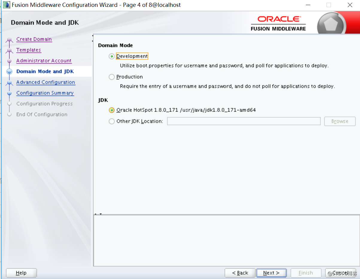 On linux weblogic 12c version of the installation